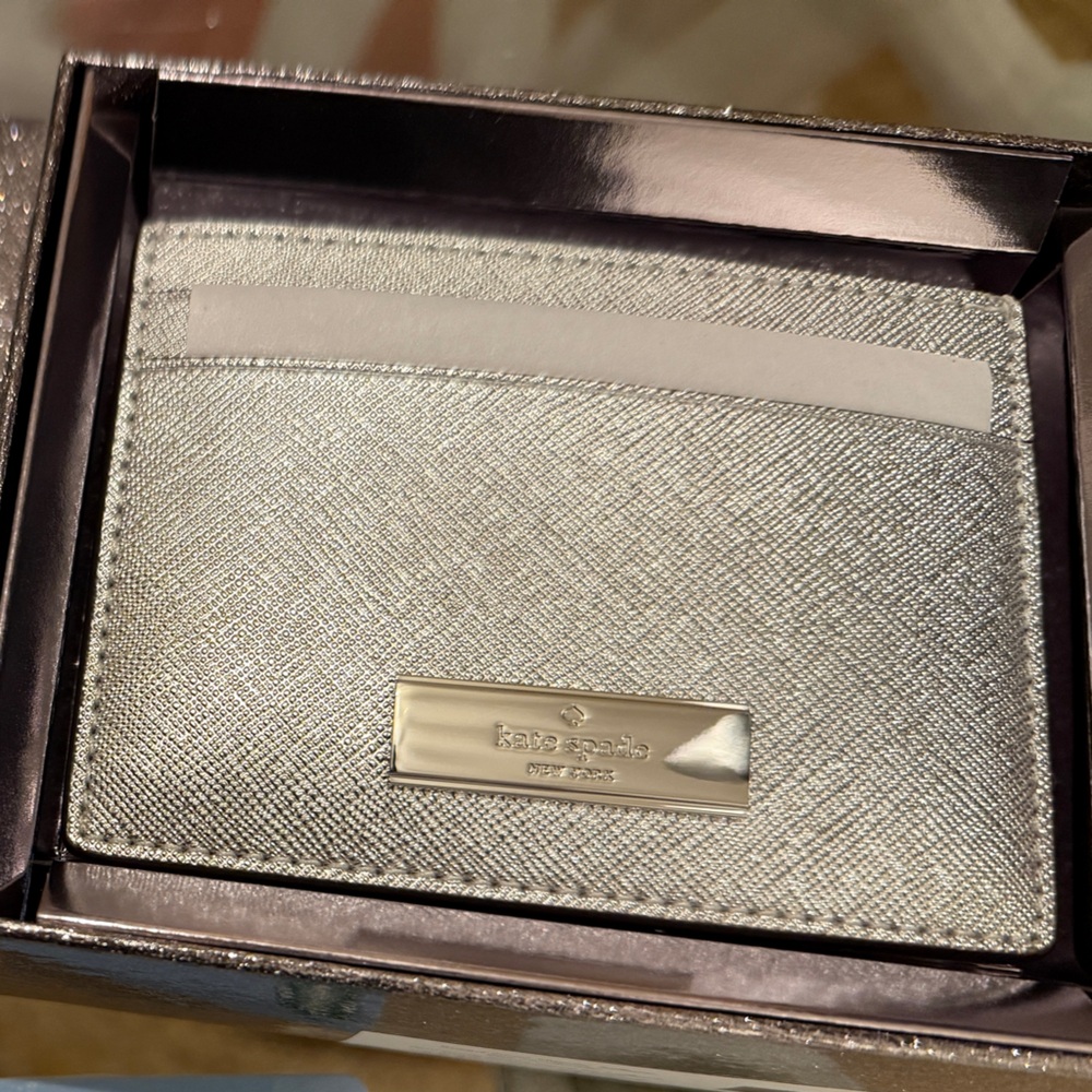 Kate Spade card holder brand new in box